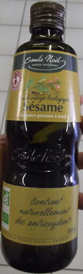 Huile vierge biologique de Sésame