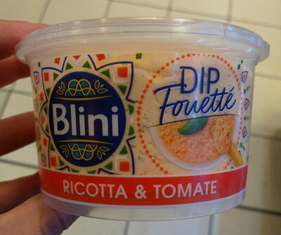 Dip fouetté ricotta et tomate