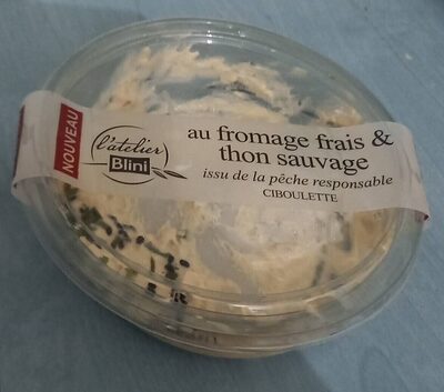 fromage frais et thon sauvage