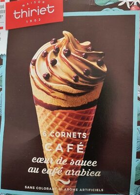 Cornets saveur café