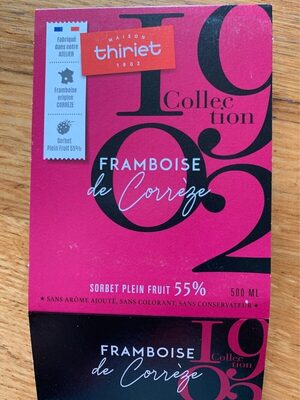 Sorbet framboise de Corrèze