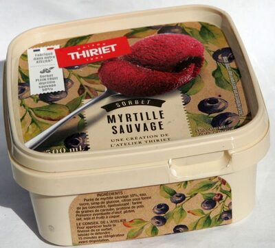 Sorbet myrtille sauvage