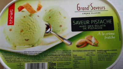 Crème glacée saveur pistache