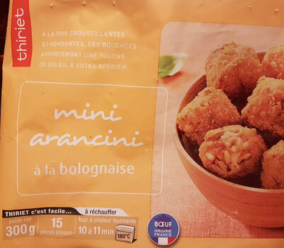 Mini arancini à la bolognaise