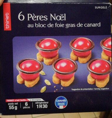 Père Noël au bloc de foie gras de canard