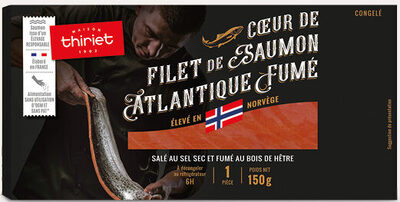 Coeur de filet de saumon atlantique fumé