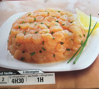 2 Tartares de Saumon Cru Citron Ciboulette