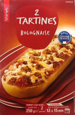 2 Tartines Bolognaise