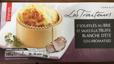 Soufflé au brie et truffe blanche