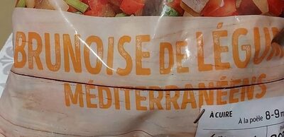 Brunoise de légumes méditerranéen