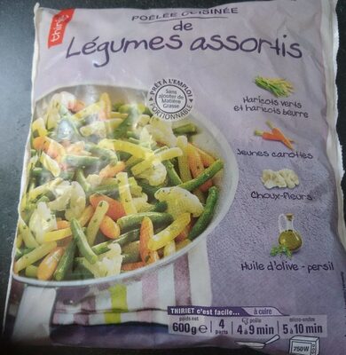 Poêlée Cuisiné de Légumes assortis