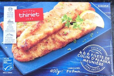 Filet de colin d'alaska meuniere