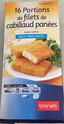 Filets de Cabillaud Panés