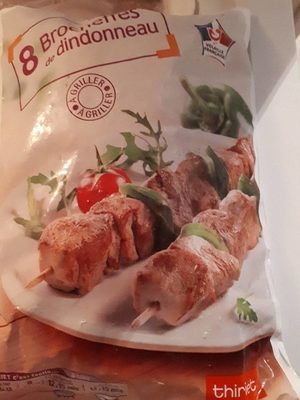 8 Brochettes de Dindonneau