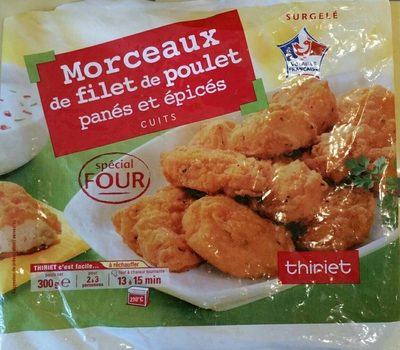 Morceaux de Filet de Poulet Pané et Épicé