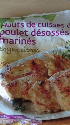 Hauts de cuisses de poulet désossé marinés