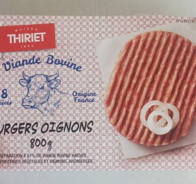 8 burgers oignons