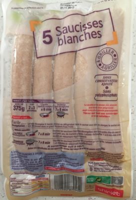 5 saucisses blanches