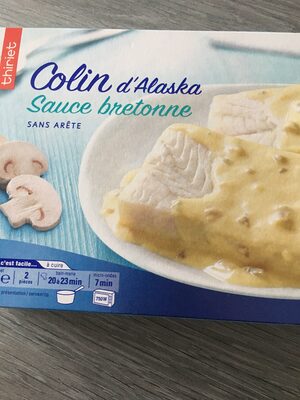 Colin d'Alaska - Sauce bretonne