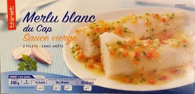 Merlu blanc du cap sauce vierge