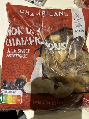 Wok de champignons à la sauce asiatique