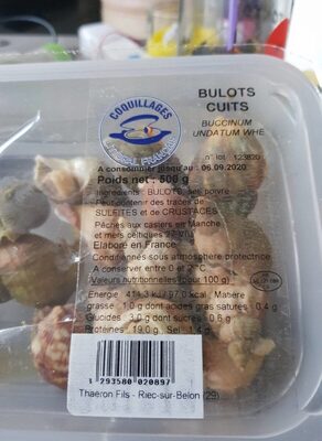 Bulots cuits