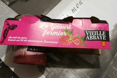 Le yaourt fermier Framboise