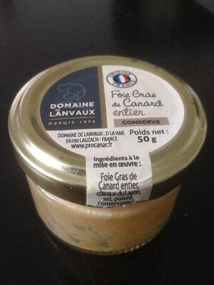Foie gras de canard entier