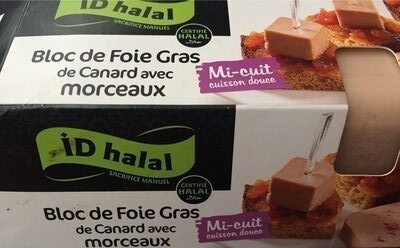 Bloc de foie gras de Canard avec morceau