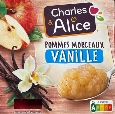 Compote Pommes morceaux vanille