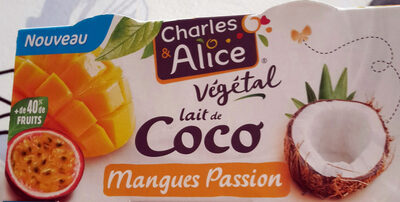 Dessert végétal Lait de Coco Mangues Passion