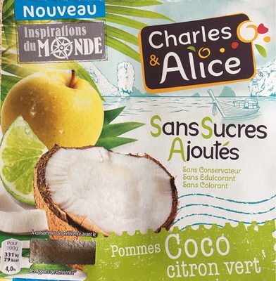 Compote Pommes Coco Citron vert
