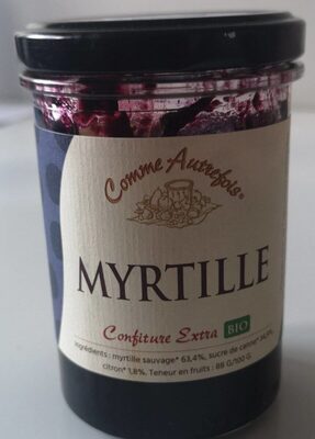 Confiture extra Bio Myrtille