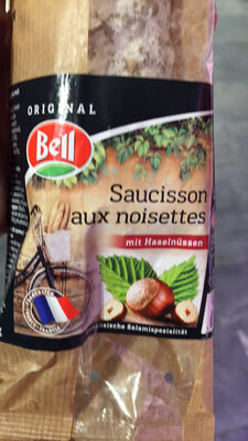 Saucisson aux noisettes