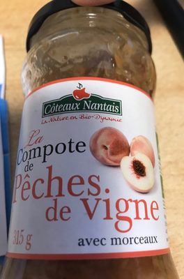 La Compote de Pêche De Vigne