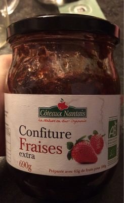 Confitures Bio Fraises Extra