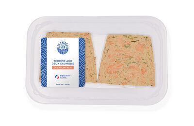 Terrine aux deux saumons