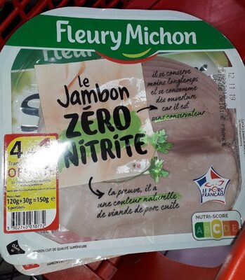 Jambon zéro nitrites