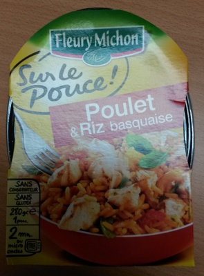 Poulet & Riz basquaise