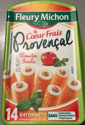 Le Cœur Frais Provençal  - Préparation à base de chair de poisson et fromage aux Tomates et Basilic
