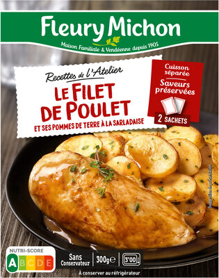 Le Filet de Poulet et ses Pommes de Terre à la Sarladaise