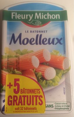 Bâtonnet de crabe moelleux