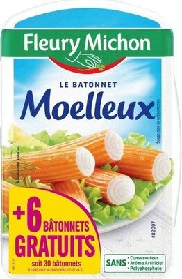Bâtonnets surimi moelleux