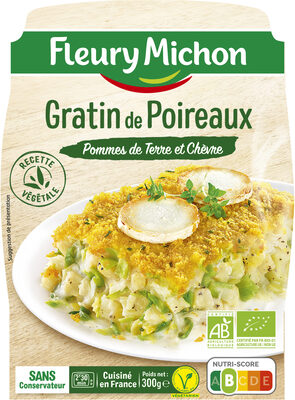 Gratin de Poireaux Pommes de Terre et Chèvre