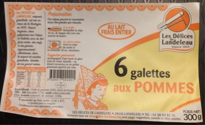 6 galettes de froment aux pommes
