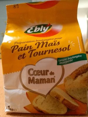 Préparation boulangère pour pain maïs et tournesol