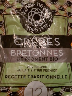 12 Crêpes bretonnes de froment bio