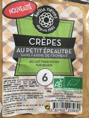 6 Crêpes au petit épeautre