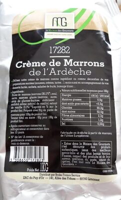 Crème de marrons de l Ardèche
