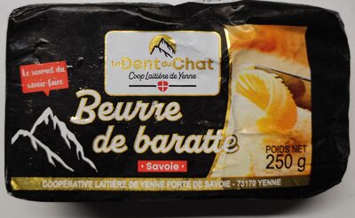 Beurre de baratte au lait pasteurisé LA DENT DU CHAT
